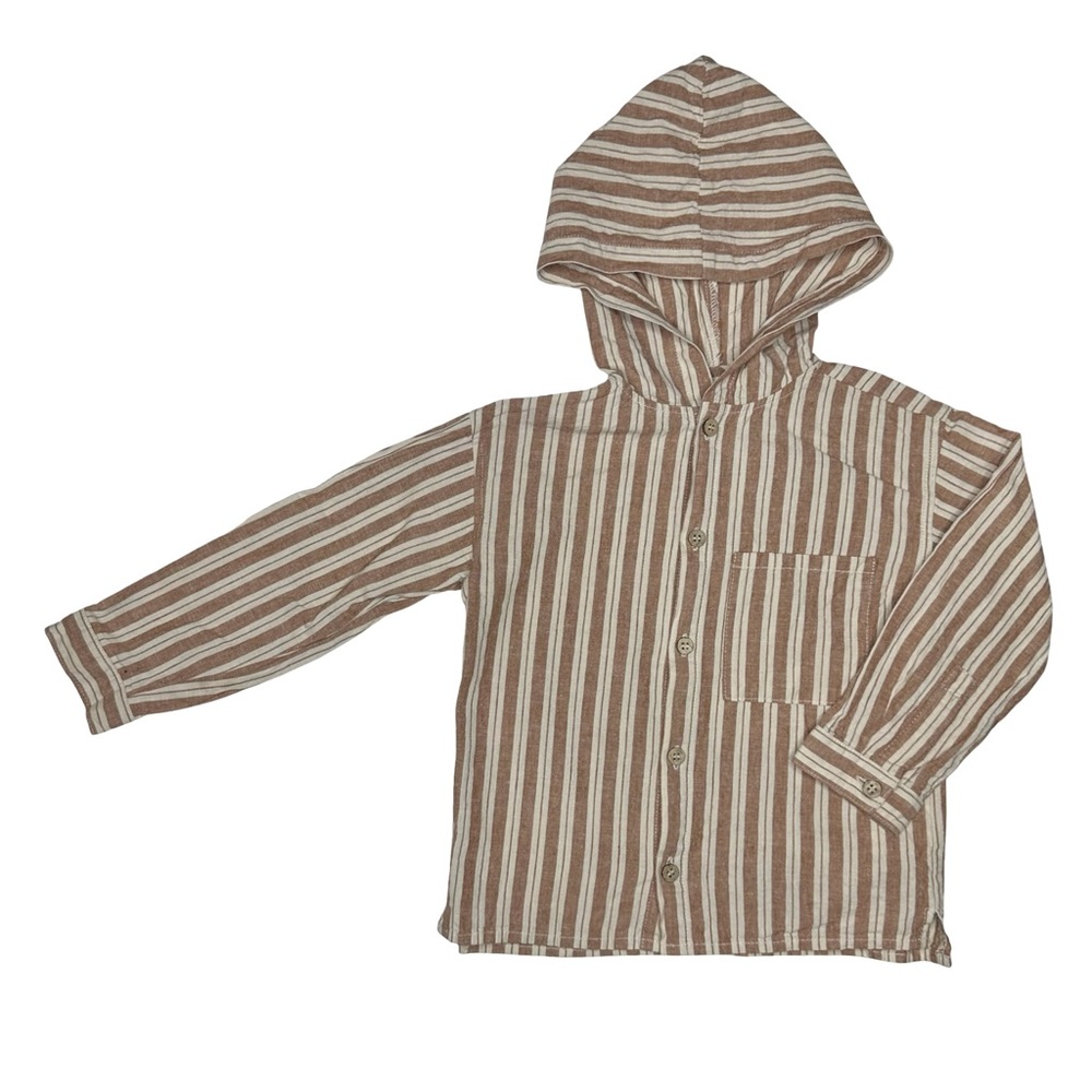 Rylee and Cru Hooded Overshirt